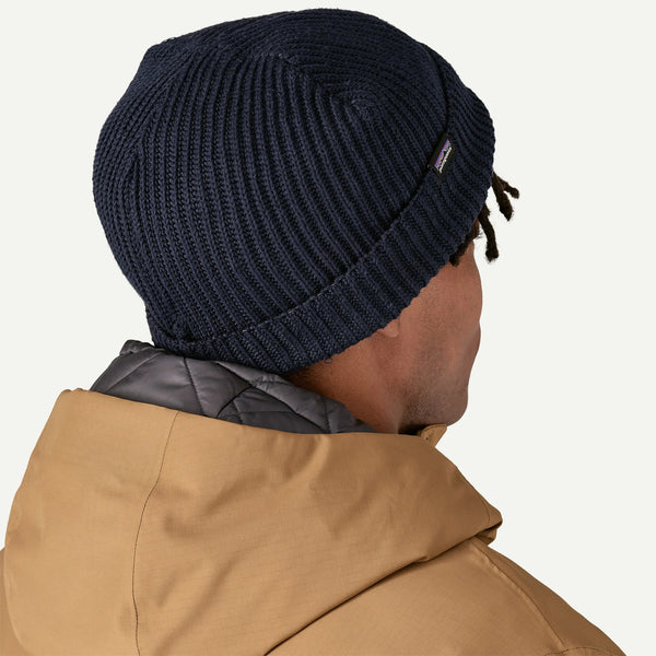 Patagonia Fishermans Rolled Beanie - Navy Blue