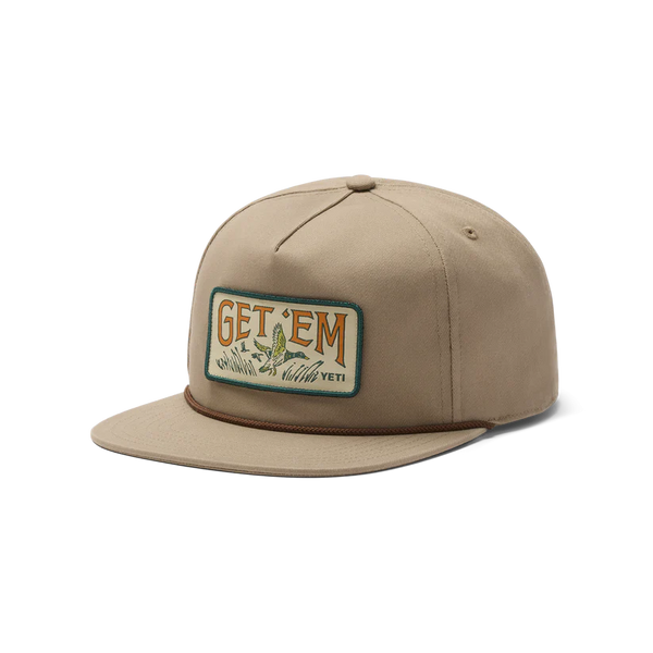 YETI Get Em Snapback Hat - Taupe