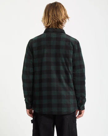 Volcom Bowered Fleece Overshirt - Scarab