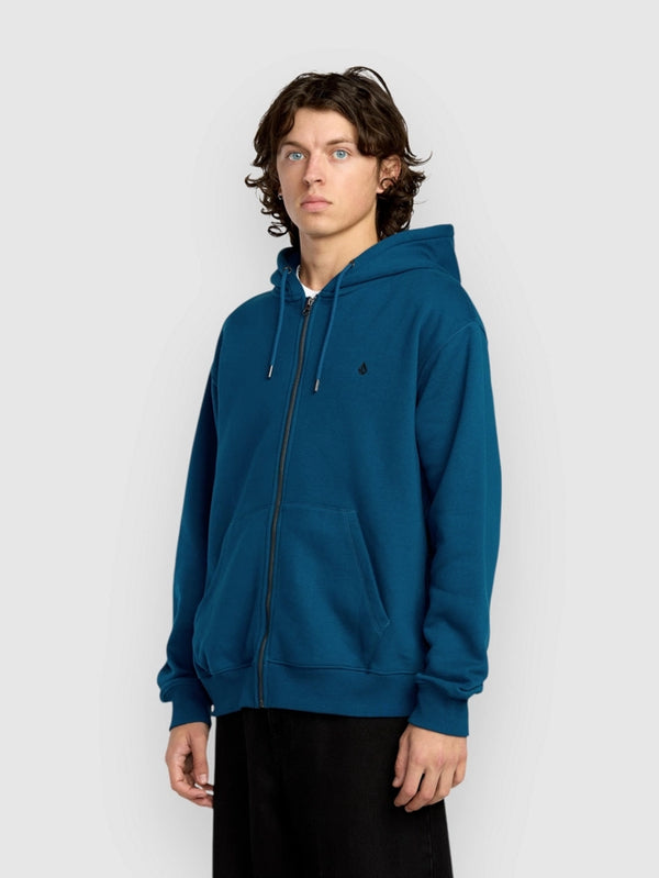 Volcom Single Stone Zip Hoodie - Cosmic Blue
