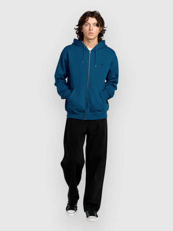 Volcom Single Stone Zip Hoodie - Cosmic Blue
