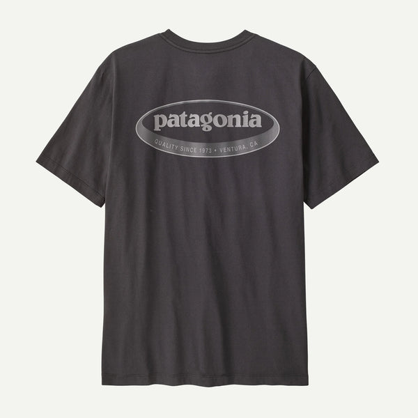 Patagonia Men's '95 Oval Logo T-Shirt - Ink Black