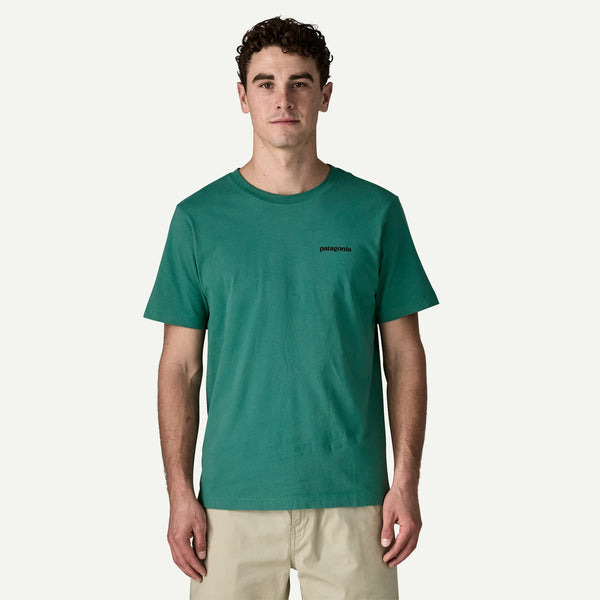 Patagonia Men's P-6 Logo T-Shirt - Coal Orange