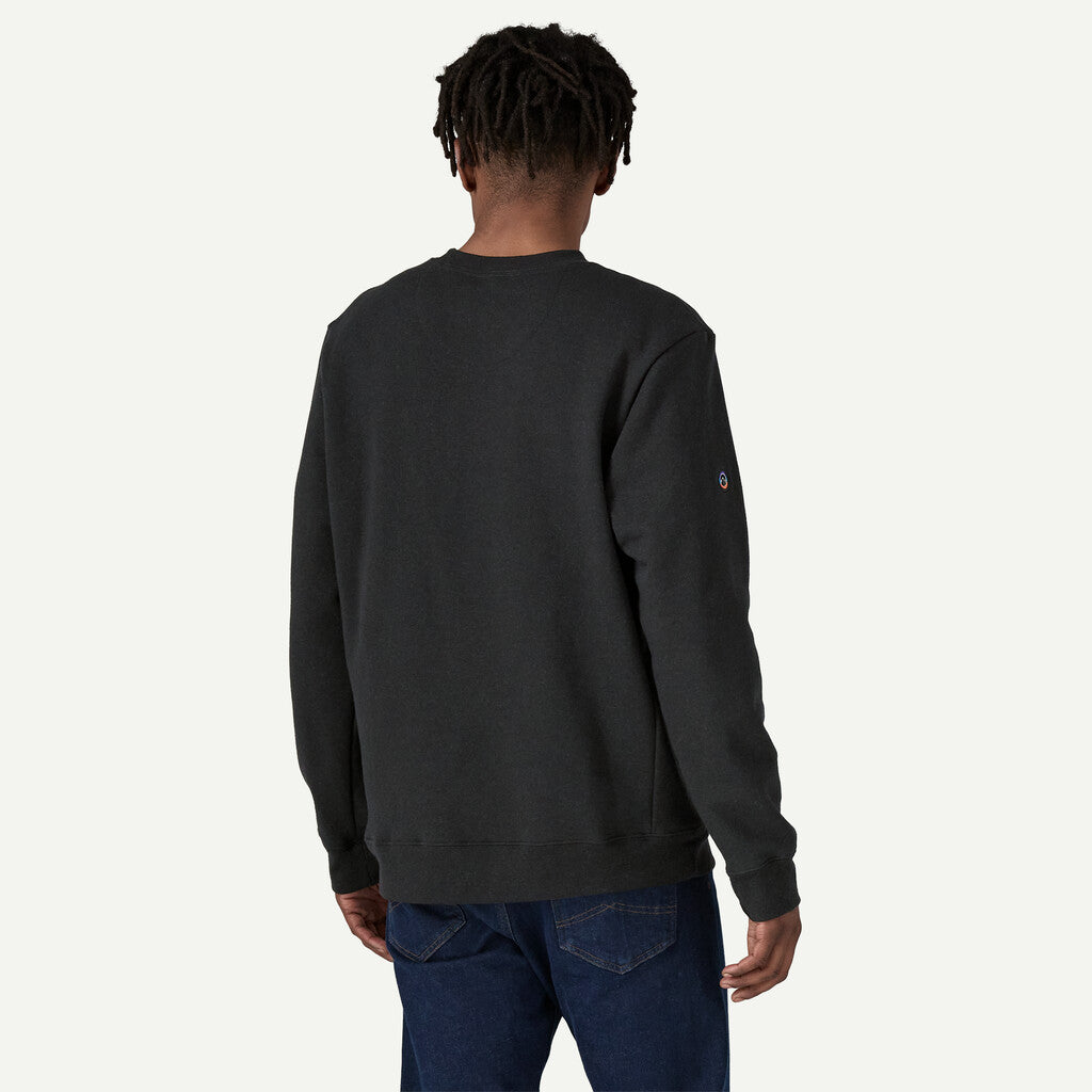 Patagonia Fitz Roy Icon Uprisal Crew Sweatshirt - Ink Black
