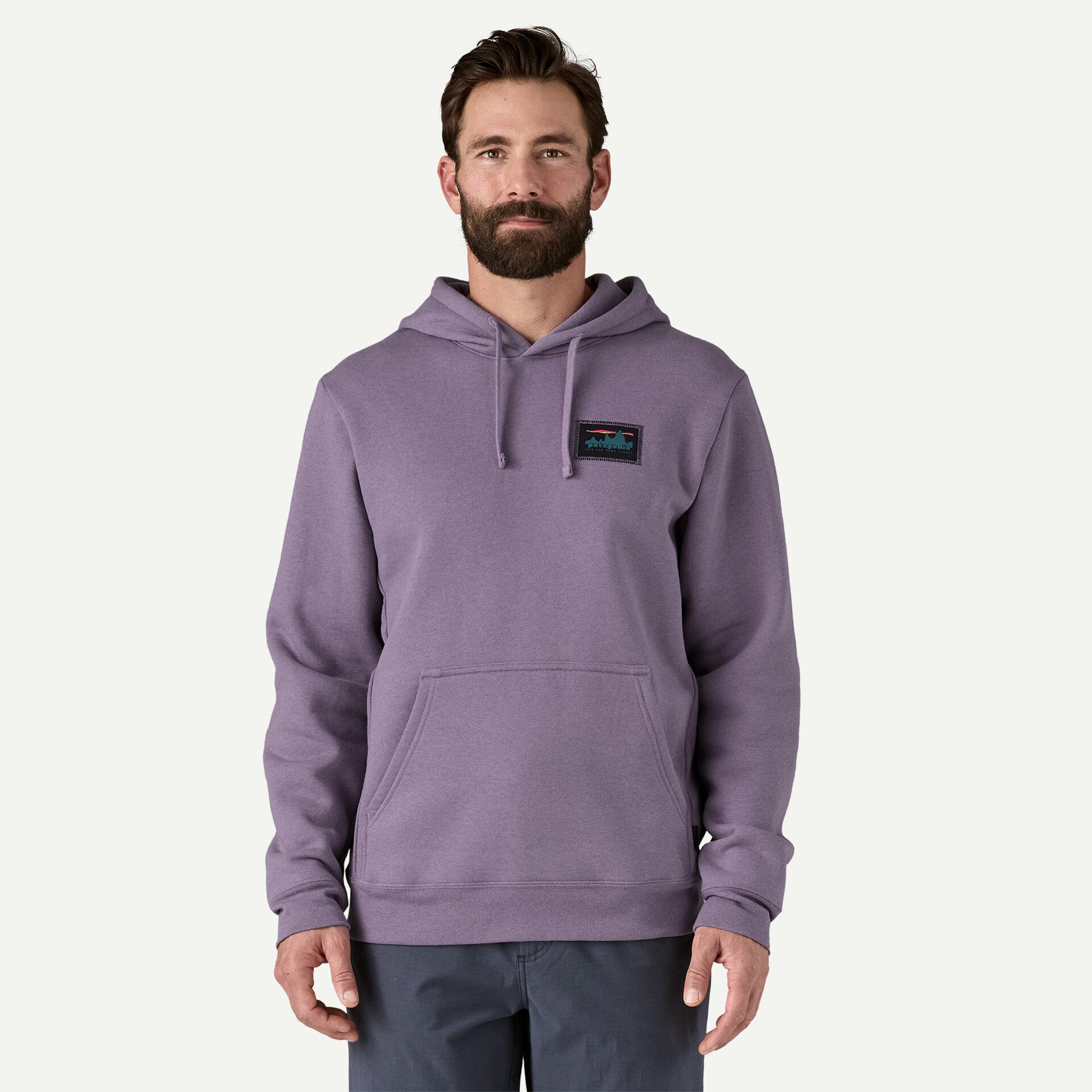 Patagonia '73 Skyline Uprisal Fleece Hoodie - Concrete Purple