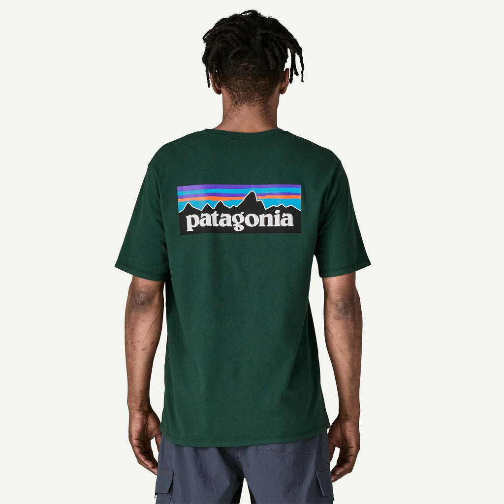 Patagonia Men's P-6 Logo Responsibili-Tee - Cascade Green