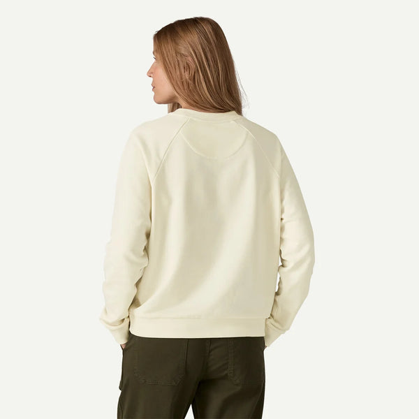 Patagonia Women's Regenerative Organic Certified Cotton Essential Crewneck Sweater - Wool White