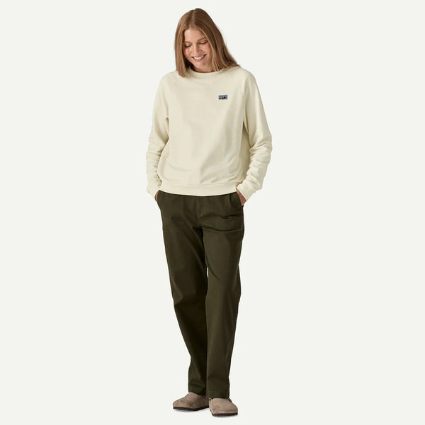 Patagonia Women's Regenerative Organic Certified Cotton Essential Crewneck Sweater - Wool White