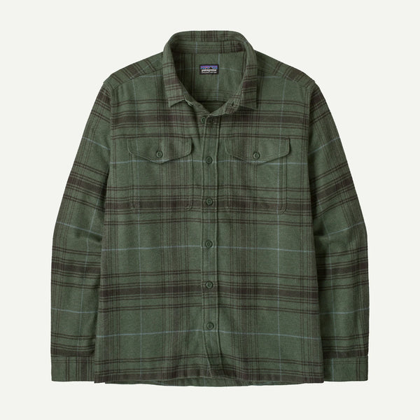 Patagonia Men's Fjord Flannel Shirt - Rising Storm Treeline Green