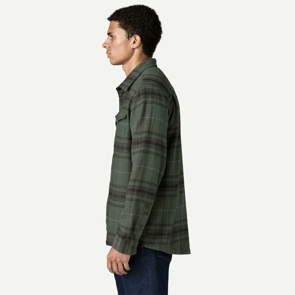 Patagonia Men's Fjord Flannel Shirt - Rising Storm Treeline Green