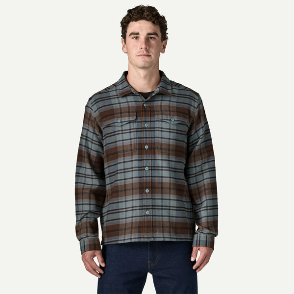Patagonia Men's Fjord Flannel Shirt - Rising Storm Blue Sage