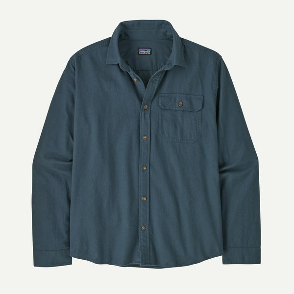 Patagonia Men's Long-Sleeved Lightweight Fjord Flannel Shirt - Summit Blue