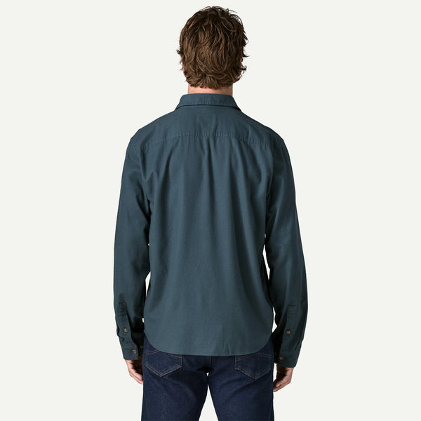 Patagonia Men's Long-Sleeved Lightweight Fjord Flannel Shirt - Summit Blue