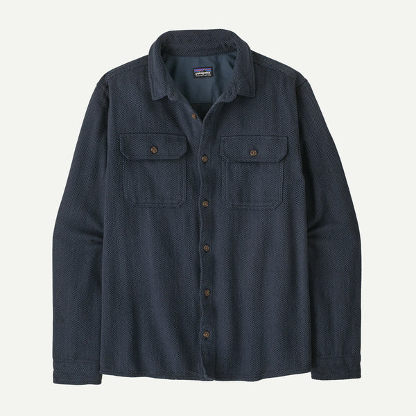 Patagonia Men's Fjord Loft Shirt -  Mirror Weave: Summit Blue