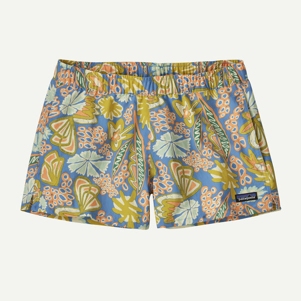 Patagonia Women's Barely Baggies Shorts - Flourish, Abundant Blue
