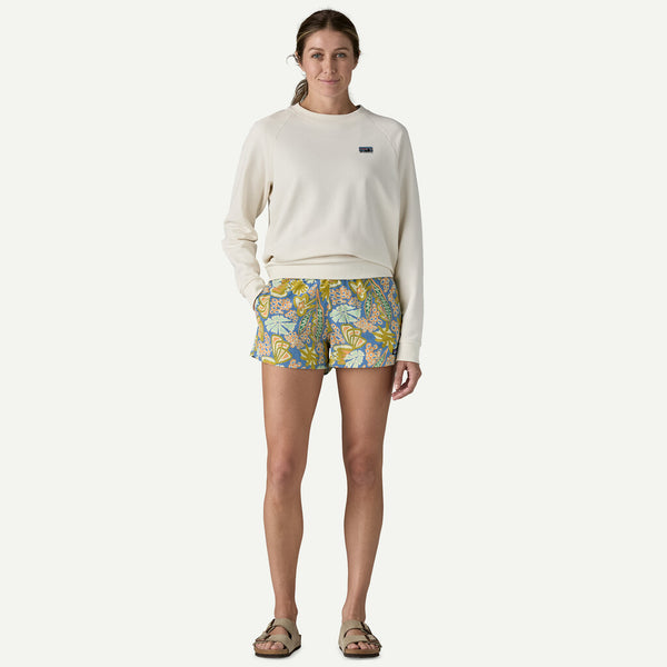 Patagonia Women's Barely Baggies Shorts - Flourish, Abundant Blue
