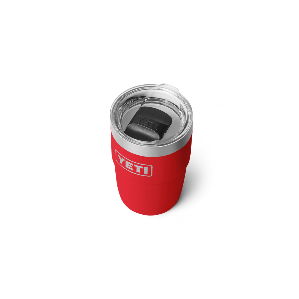 YETI 8 oz (236 ml) Rambler® Stackable Cup With DuraSip™ Ceramic Lining - Rescue Red