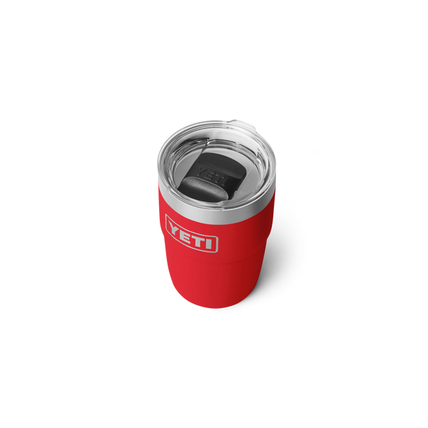 YETI 8 oz (236 ml) Rambler® Stackable Cup With DuraSip™ Ceramic Lining - Rescue Red