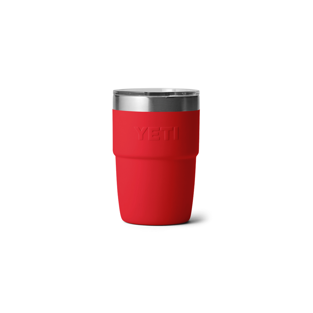YETI 8 oz (236 ml) Rambler® Stackable Cup With DuraSip™ Ceramic Lining - Rescue Red