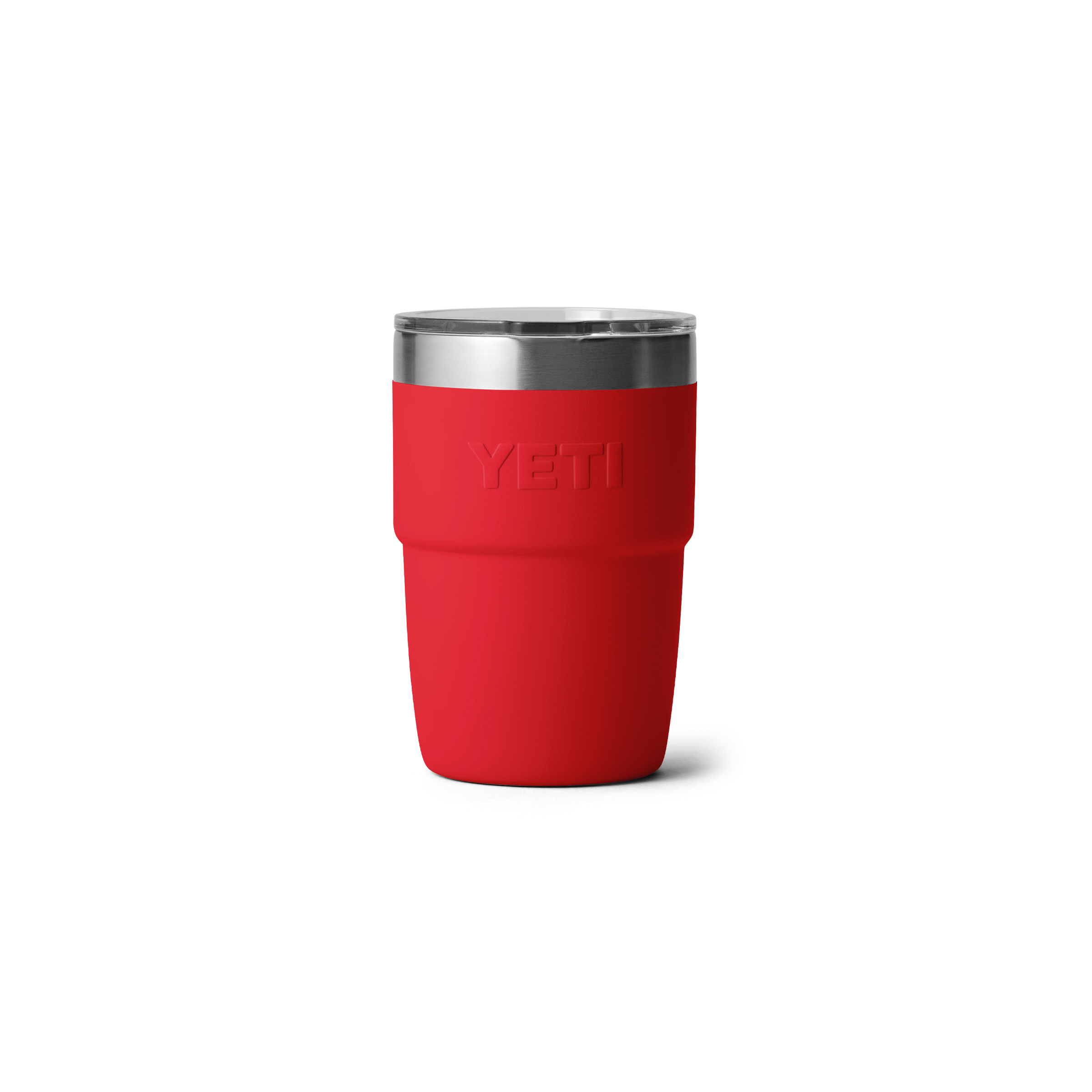 YETI 8 oz (236 ml) Rambler® Stackable Cup With DuraSip™ Ceramic Lining - Rescue Red
