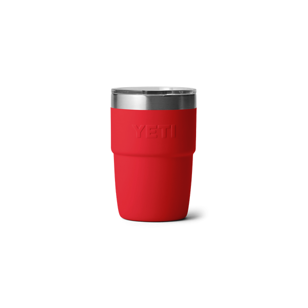 YETI 8 oz (236 ml) Rambler® Stackable Cup With DuraSip™ Ceramic Lining - Rescue Red