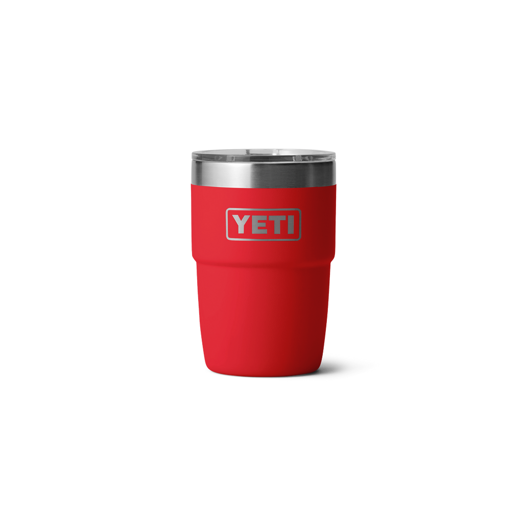 YETI 8 oz (236 ml) Rambler® Stackable Cup With DuraSip™ Ceramic Lining - Rescue Red