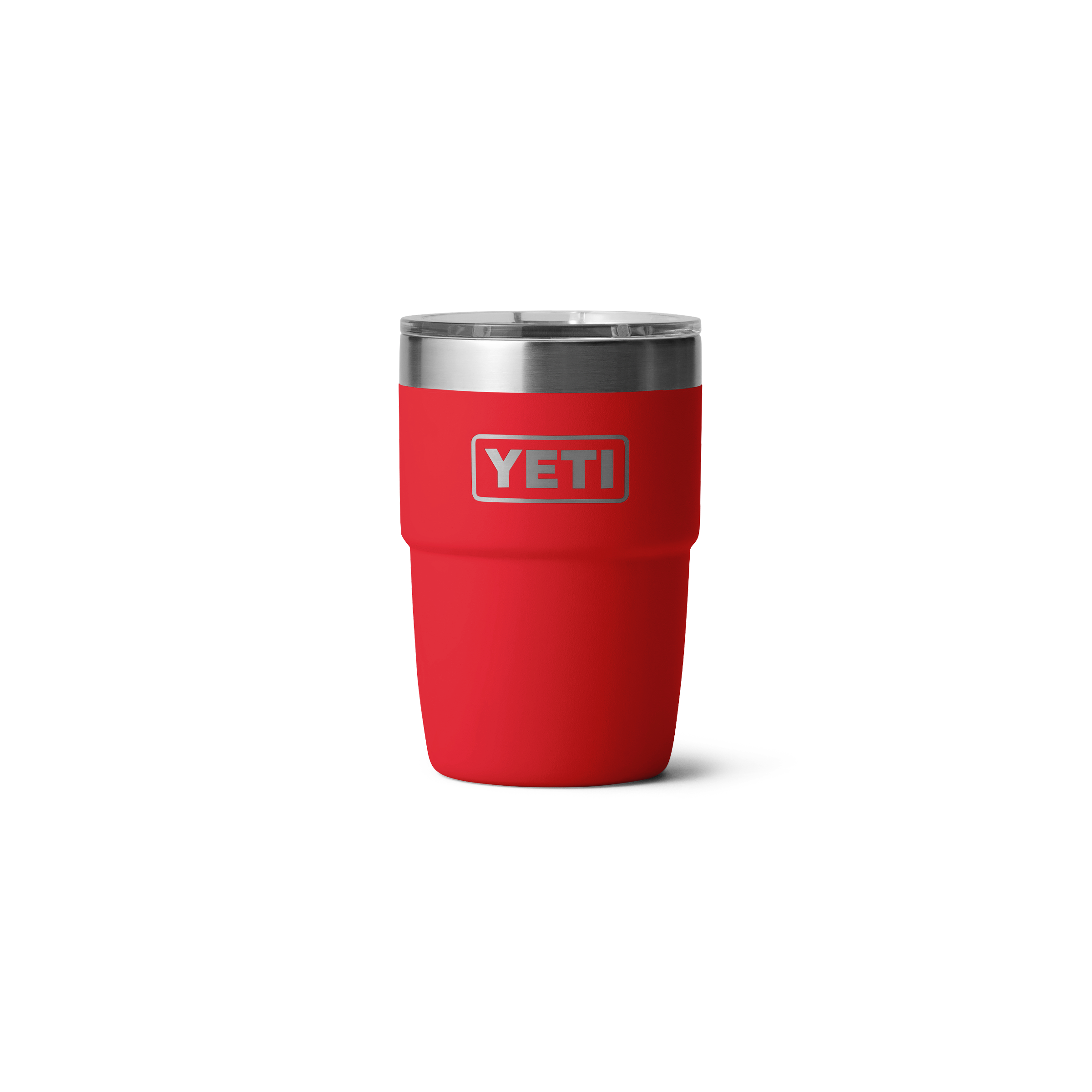 YETI 8 oz (236 ml) Rambler® Stackable Cup With DuraSip™ Ceramic Lining - Rescue Red