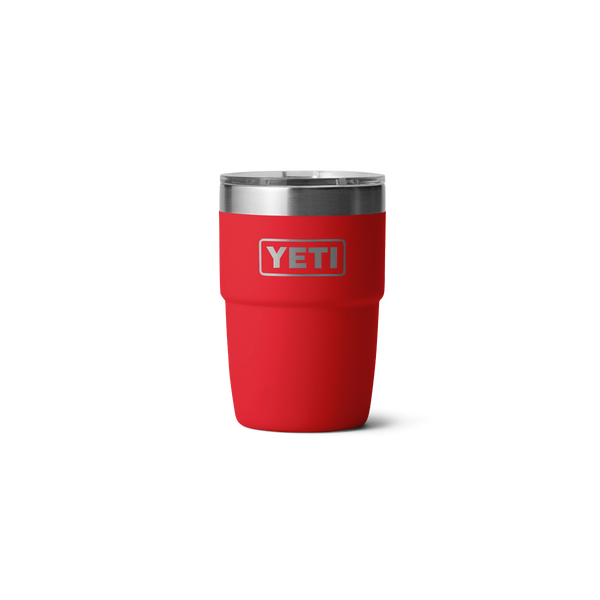 YETI 8 oz (236 ml) Rambler® Stackable Cup With DuraSip™ Ceramic Lining - Rescue Red