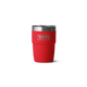 YETI 8 oz (236 ml) Rambler® Stackable Cup With DuraSip™ Ceramic Lining - Rescue Red