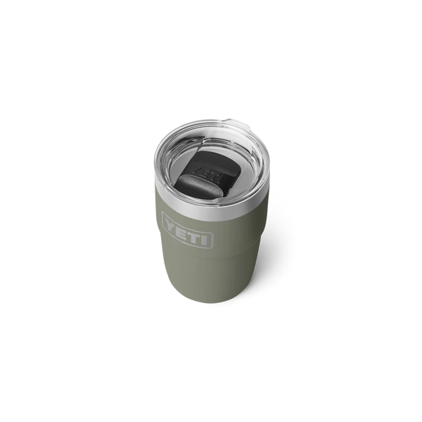 YETI Rambler 8oz (236ml) ceramic-lined stackable cup - Pampa Green