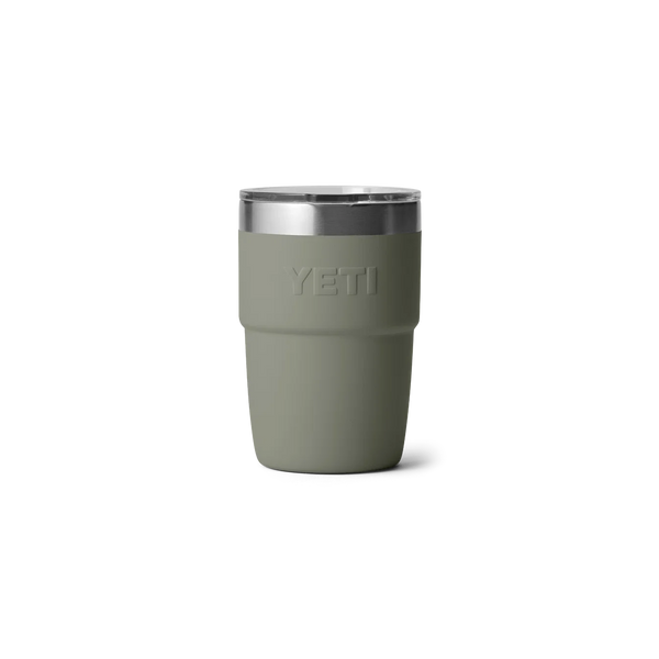 YETI Rambler 8oz (236ml) ceramic-lined stackable cup - Pampa Green