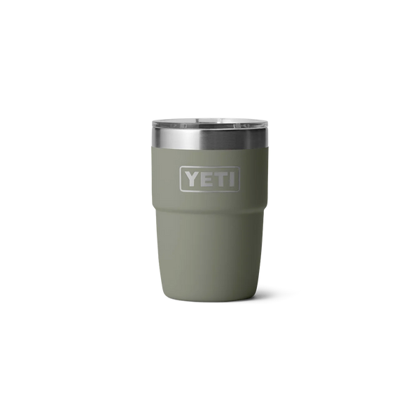 YETI Rambler 8oz (236ml) ceramic-lined stackable cup - Pampa Green
