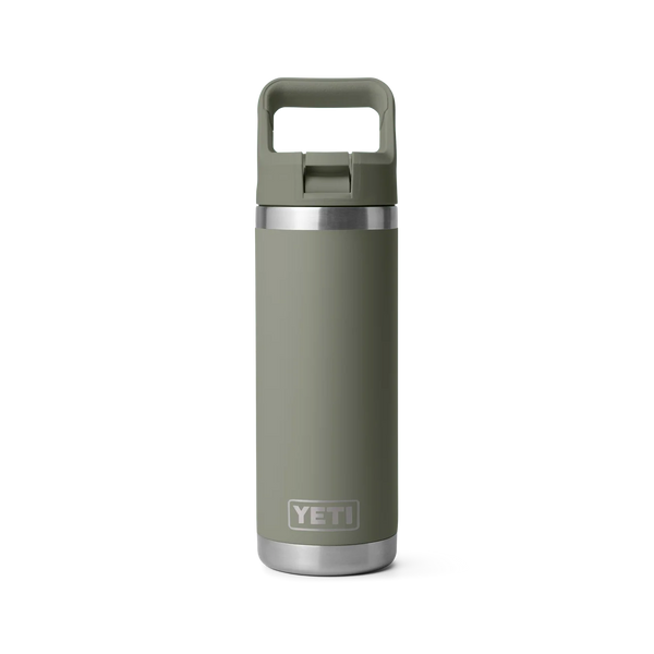 YETI RAMBLER 18OZ COLOUR STRAW BOTTLE - Pampa Green