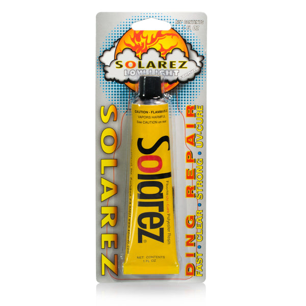 Solarez Polyester Low-Light Surfboard Ding Repair 1oz Tube