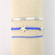 Pineapple Island Serasa Beach Bracelet Set - Blue