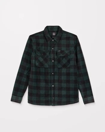 Volcom Bowered Fleece Overshirt - Scarab