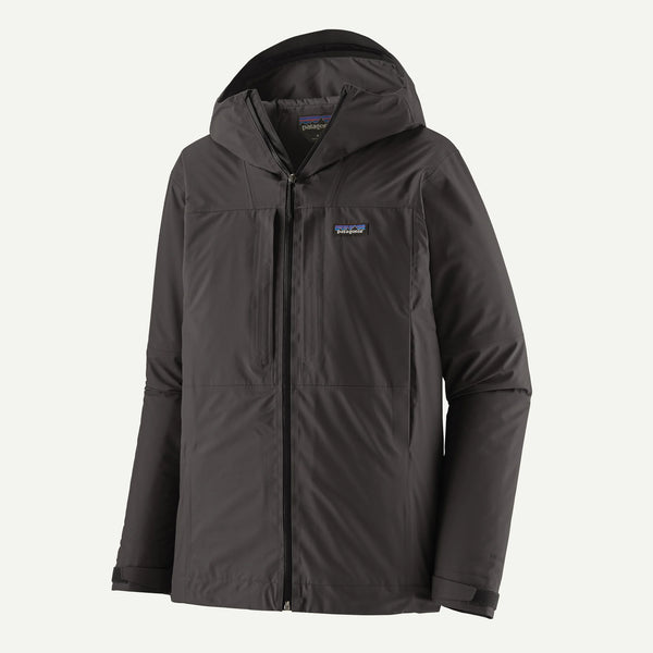 Patagonia Men's Insulated Boulder Fork Rain Jacket - Black