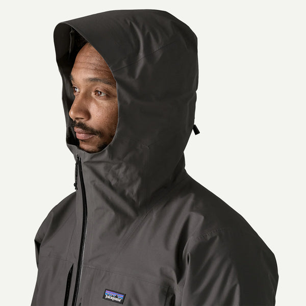 Patagonia Men's Insulated Boulder Fork Rain Jacket - Black