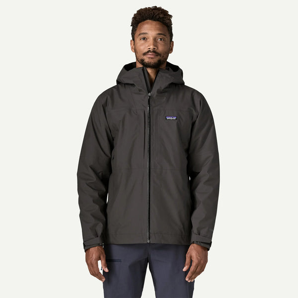 Patagonia Men's Insulated Boulder Fork Rain Jacket - Black