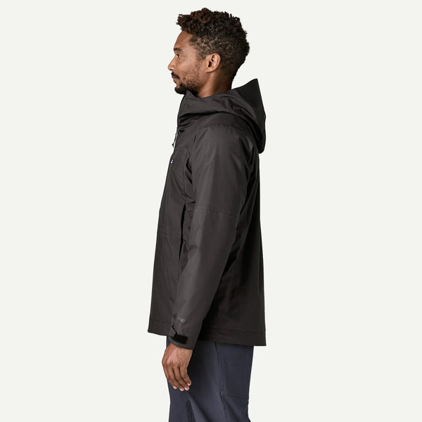 Patagonia Men's Insulated Boulder Fork Rain Jacket - Black