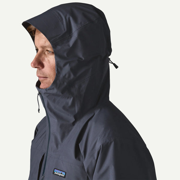 Patagonia Men's Insulated Boulder Fork Rain Jacket - Black