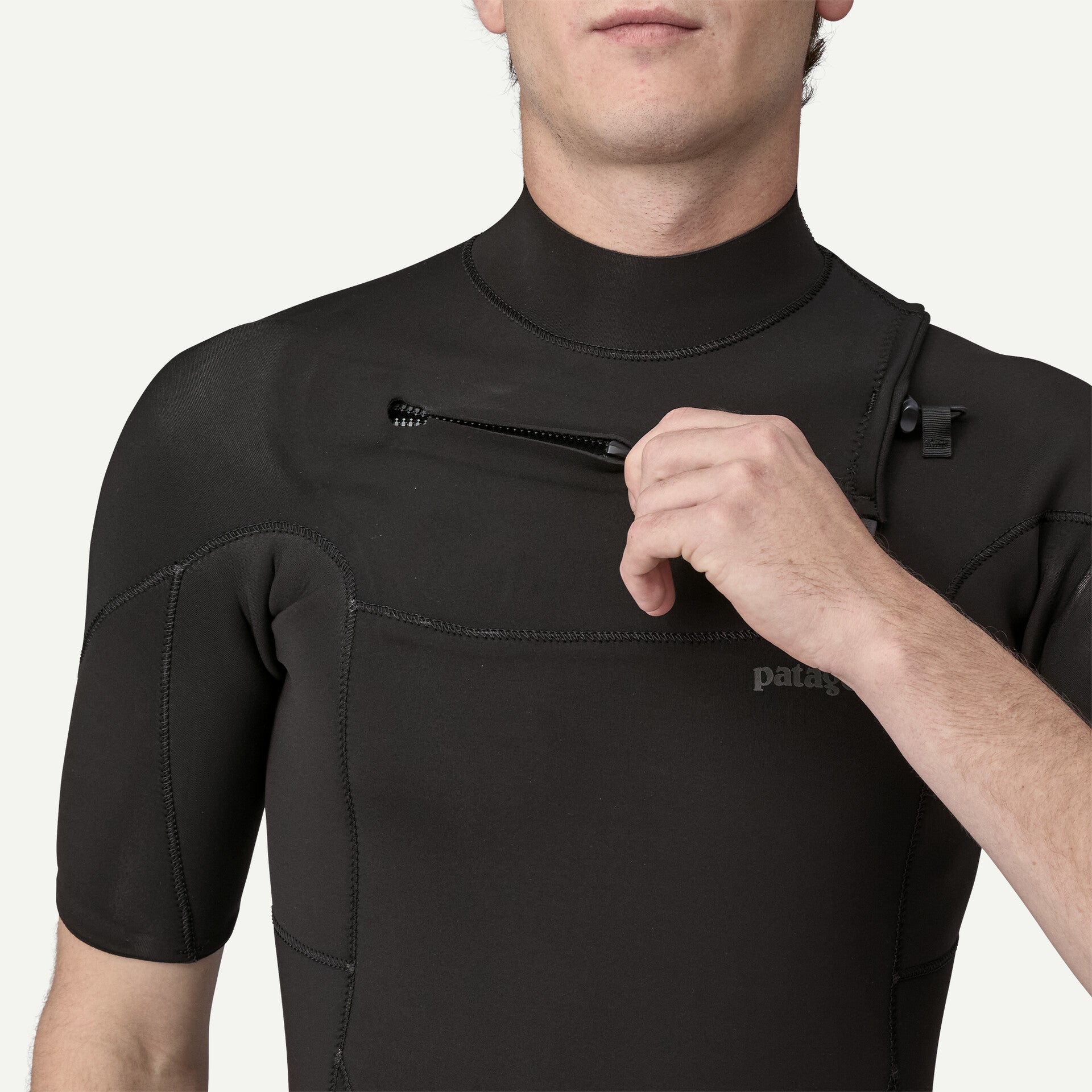 Patagonia Men's Yulex Regulator Lite Chest-Zip Short-Sleeved  Wetsuit - 2mm