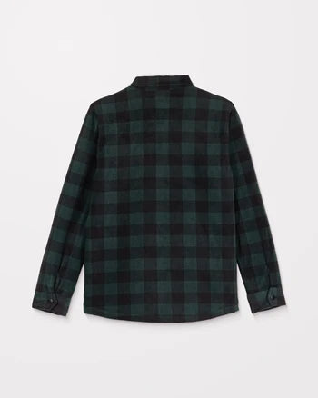 Volcom Bowered Fleece Overshirt - Scarab