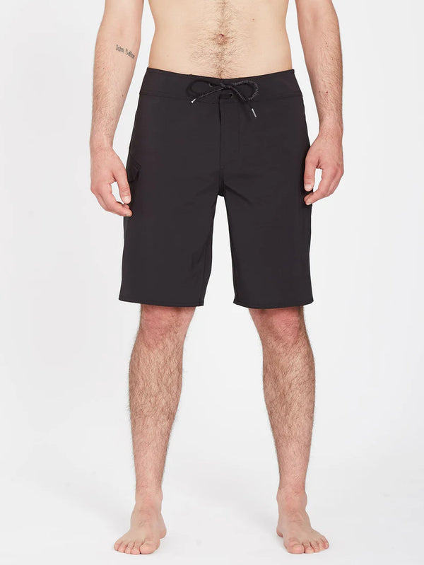 Volcom Lido Solid Mod 20" Mens Boardshort - Black