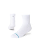 Stance Solid Ultra Light Quarter Sock - White