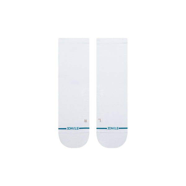 Solid Ultra Light Quarter Sock - White - view 2