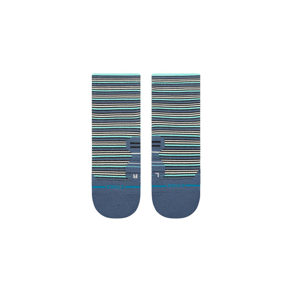 Earnie Light Qtr Socks - Steel Blue - view 2