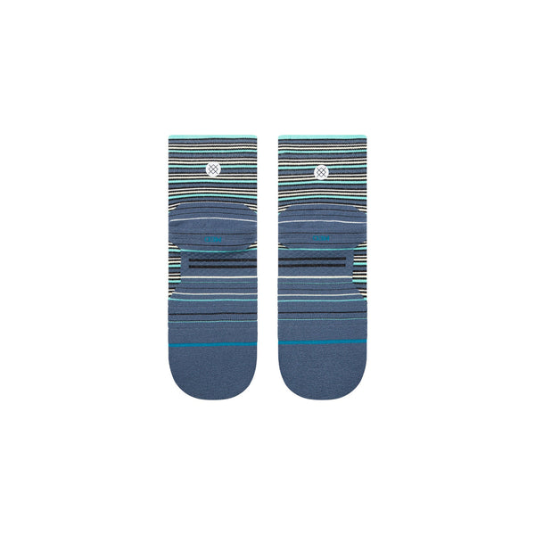 Earnie Light Qtr Socks - Steel Blue - view 3