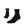 Run Light Quarter Socks - Black