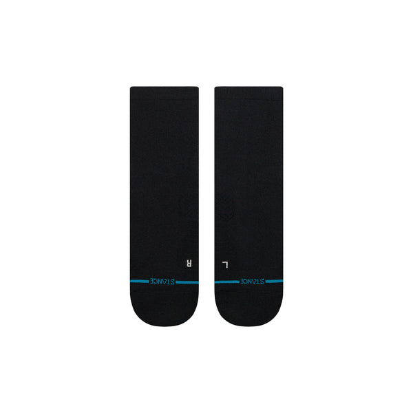 Run Light Quarter Socks - Black - view 2